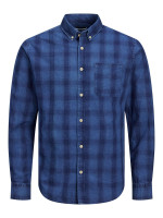 Сорочка JJCLASSIC MIX SHIRT LS 12188988-Medium Blue Denim-Stripes:/SLIM Jack&Jones L Синій 12188988-Medium Blue Deni