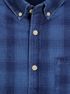 Сорочка JJCLASSIC MIX SHIRT LS 12188988-Medium Blue Denim-Stripes:/SLIM Jack&Jones L Синій 12188988-MEDIUM BLUE DENI