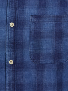 Сорочка JJCLASSIC MIX SHIRT LS 12188988-Medium Blue Denim-Stripes:/SLIM Jack&Jones L Синій 12188988-MEDIUM BLUE DENI