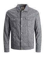 Піджак JJIALVIN JACKET AKM LINEN 12186918 Navy Blazer Jack &amp; Jones M Темно-сірий 12186918NAVYBLAZER