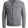 Піджак JJIALVIN JACKET AKM LINEN 12186918 Navy Blazer Jack & Jones M Темно-сірий 12186918NAVYBLAZER