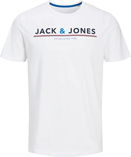 Футболка JACMONT TEE SS LW 12205227-White Jack&Jones XL Білий 12205227-White