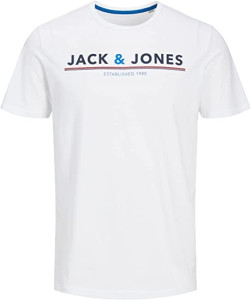 Футболка JACMONT TEE SS LW 12205227-White Jack&Jones XL Білий 12205227-WHITE