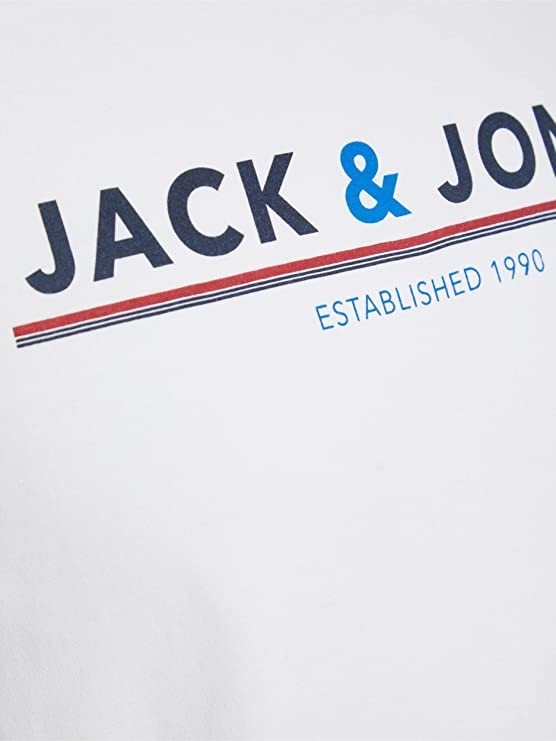 Футболка JACMONT TEE SS LW 12205227-White Jack&Jones XL Білий 12205227-White