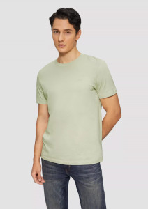 Футболка T-Shirt mit Crew Neck 2165525.8065 s.Oliver L Фісташковий 2165525.8065