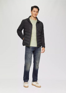 Футболка T-Shirt mit Crew Neck 2165525.8065 s.Oliver L Фісташковий 2165525.8065