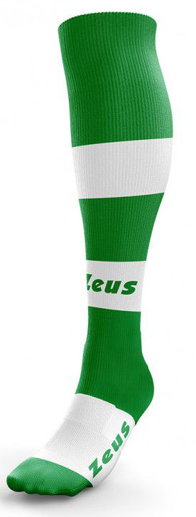 Гетри Zeus CALZA PARMA зелений, білий Чол 34-39 Z00070
