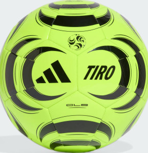 М'яч футбольний Adidas TIRO CLB зелений, чорний Уні 4 JW1532