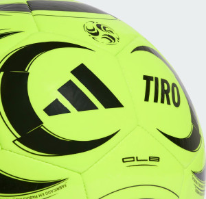 М'яч футбольний Adidas TIRO CLB зелений, чорний Уні 4 JW1532