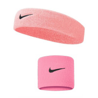 Комплект Nike повязка+напульсники нежно-розовый N0001544-N0001565-677 Ніжно-рожевий 1SIZE (95626) N0001544-N0001565-677
