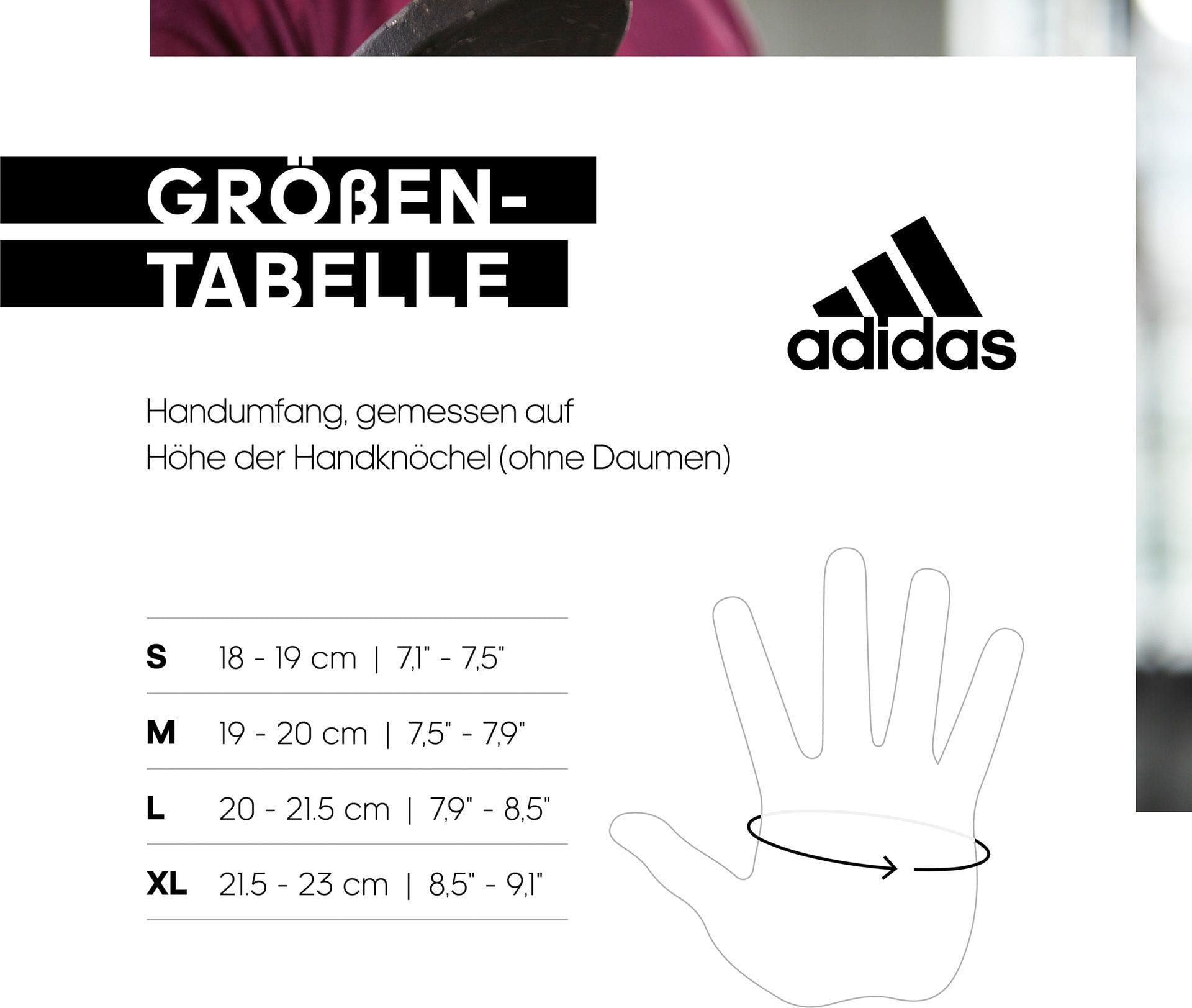 Рукавиці для тренінгу Adidas Full Finger Performance Gloves сірий Уні XL ADGB-13346-NL