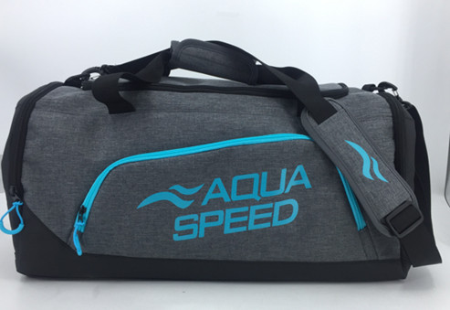 Сумка Aqua Speed Duffel bag M 60145 35L сірий, блакитний Уні 48x25x29см 141-34