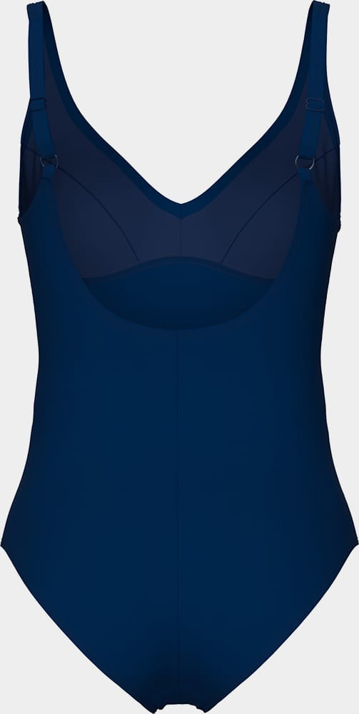 Купальник закритий для жінок Arena SHIMMERING SWIMSUIT U BACK синій Жін 38 010810-708
