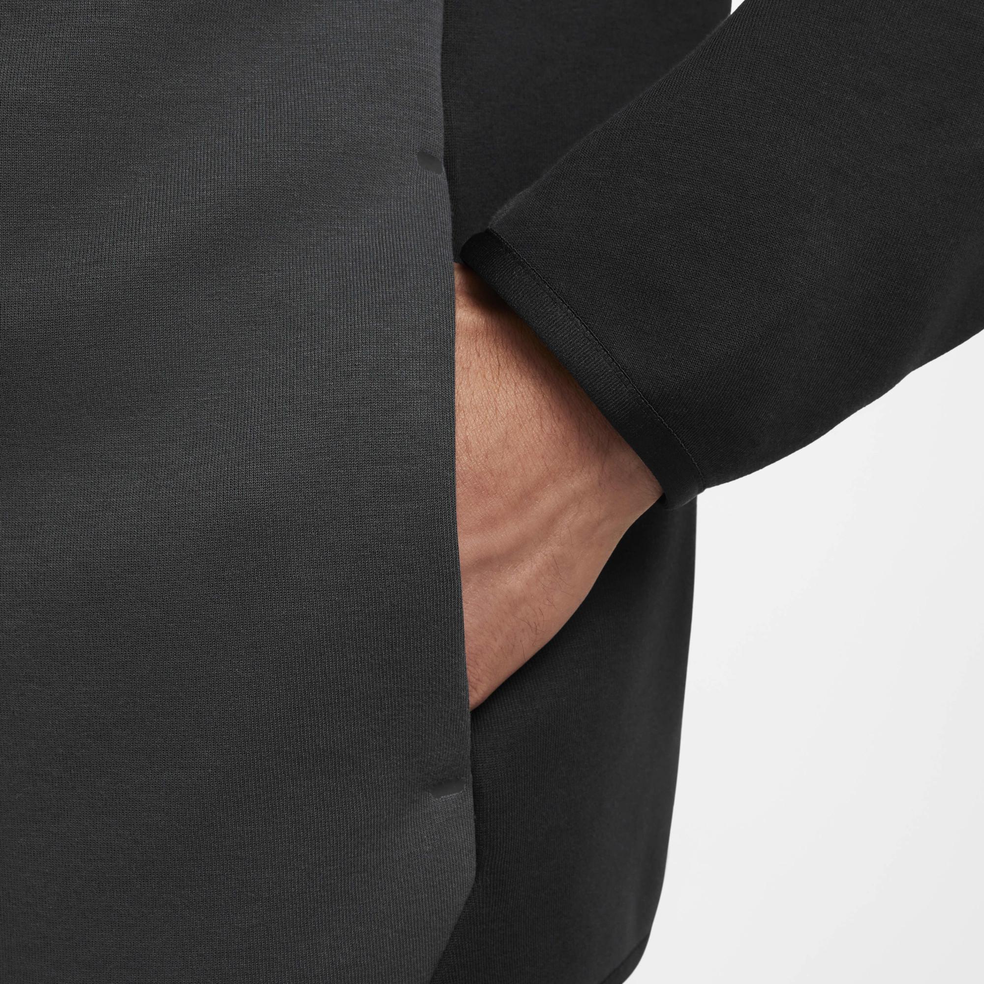 Худі Nike Tech Fleece (чорно-сіре) HV0949-015