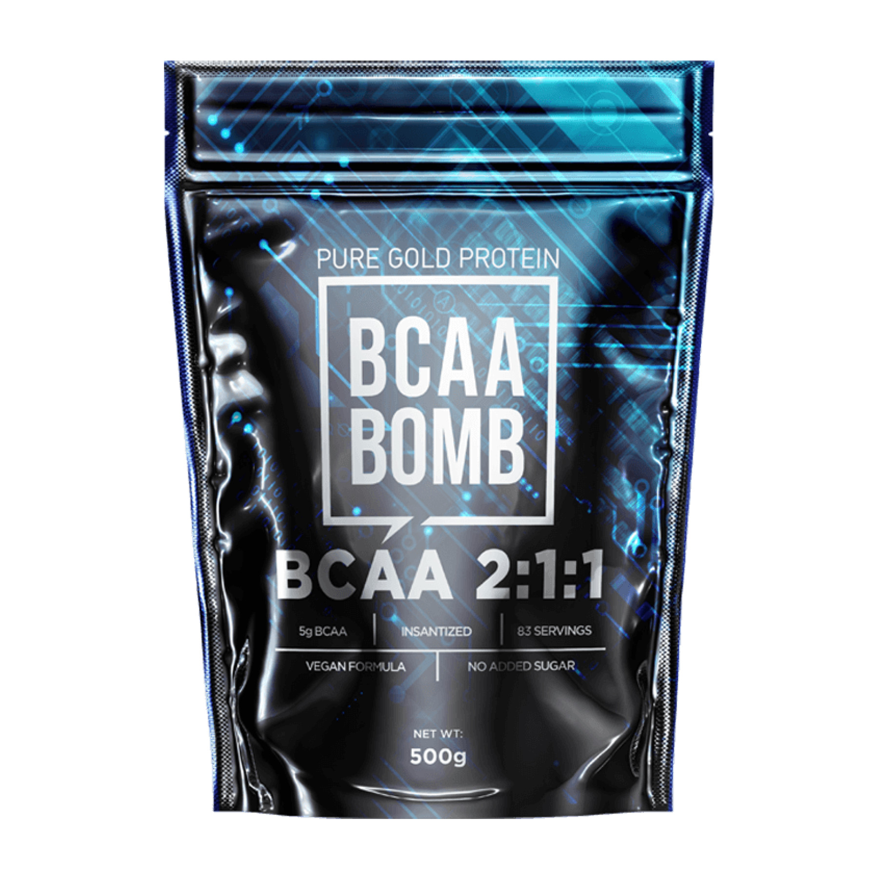 Порошок BCAA Bomb 2-1-1 - 500g Strawberry 2022-10-2854