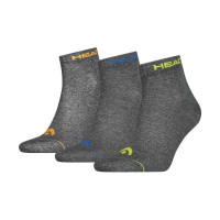 Шкарпетки Head QUARTER 3PPK UNISEX темно-сірий Уні 35-38 761011001-002