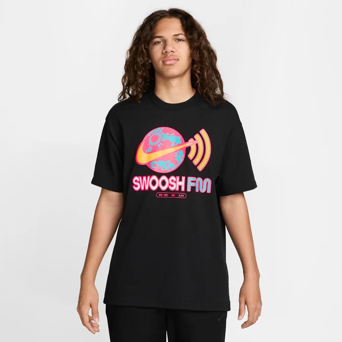 Футболка Nike Swoosh FM Tee Black FZ5404-010
