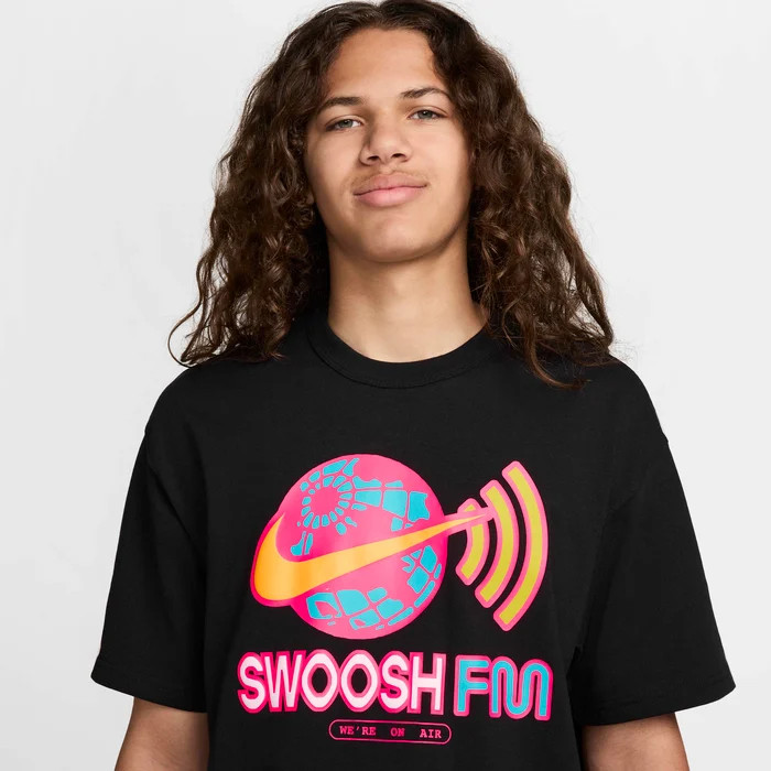 Футболка Nike Swoosh FM Tee Black FZ5404-010
