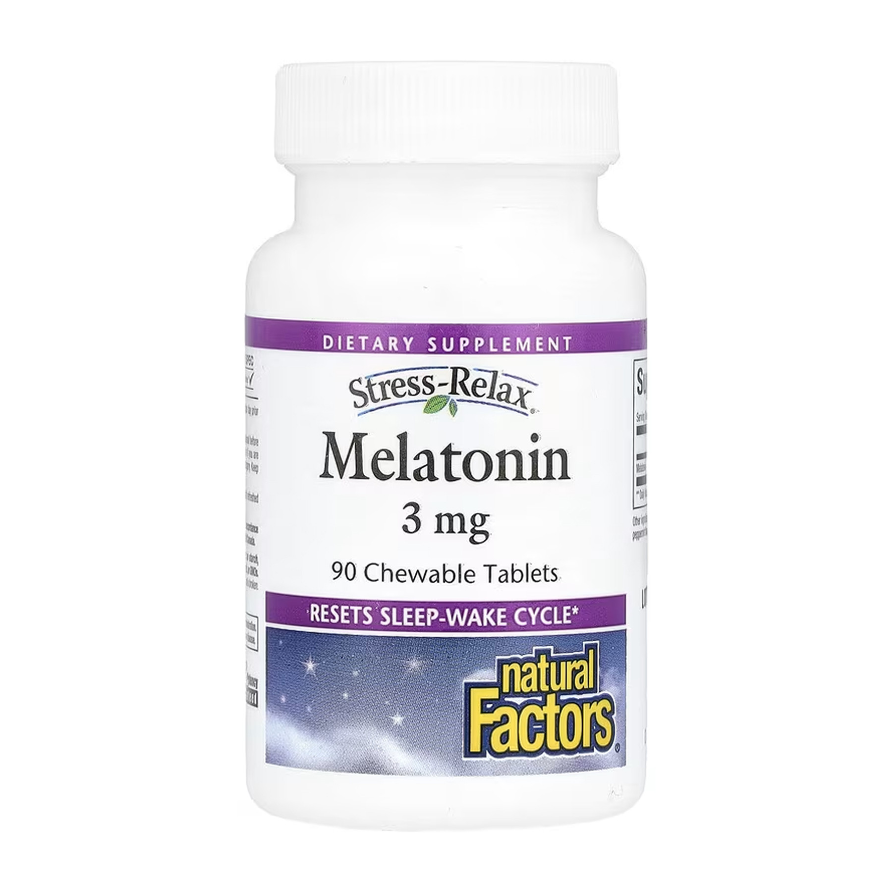 Таблетки Natural Factors Melatonin 3mg - 90 tabs 2023-10-5749