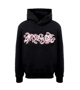 Худі Amiri Paisley Allover Hoodie 'Black/Red' MJGH045-009