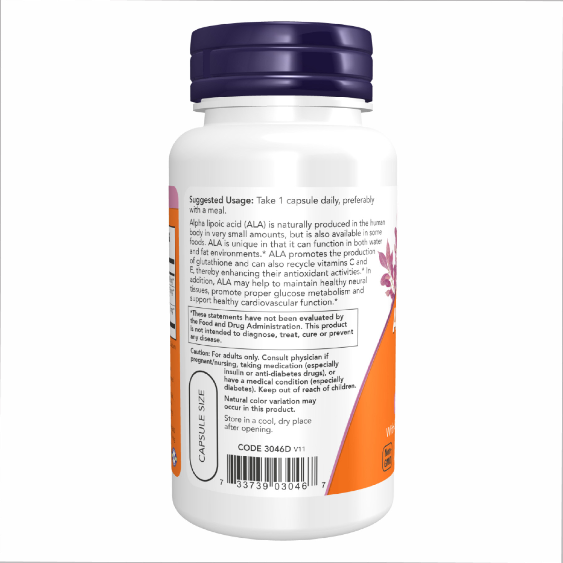 Капсули Alpha Lipoic Acid 600mg - 60 vcaps 2022-10-2317