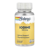 Капсули Solaray Lodine 500mcg - 30 vcaps 2023-10-6773