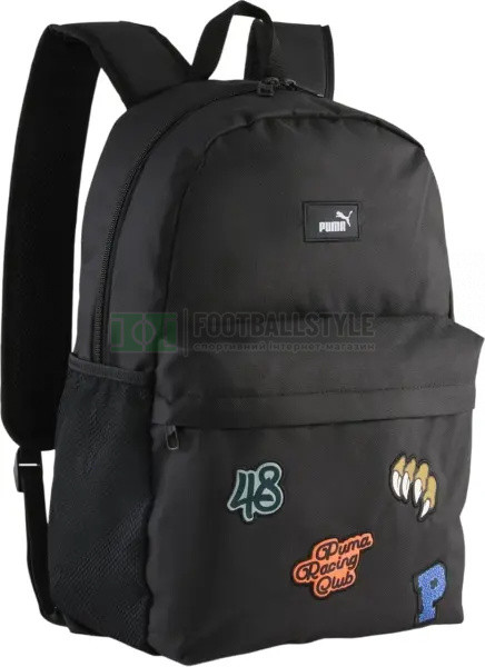 Рюкзак Puma PHASE PATCH Backpack 20L чорний Діт 44 х 38 х 14 см 091730-01