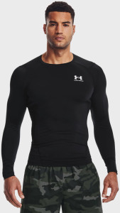 Лонгслів UA HG Armour Comp LS чорний Чол LG DT-1361524-001, Цвет чорний, Размер (Европа) - XL DT-1361524-001