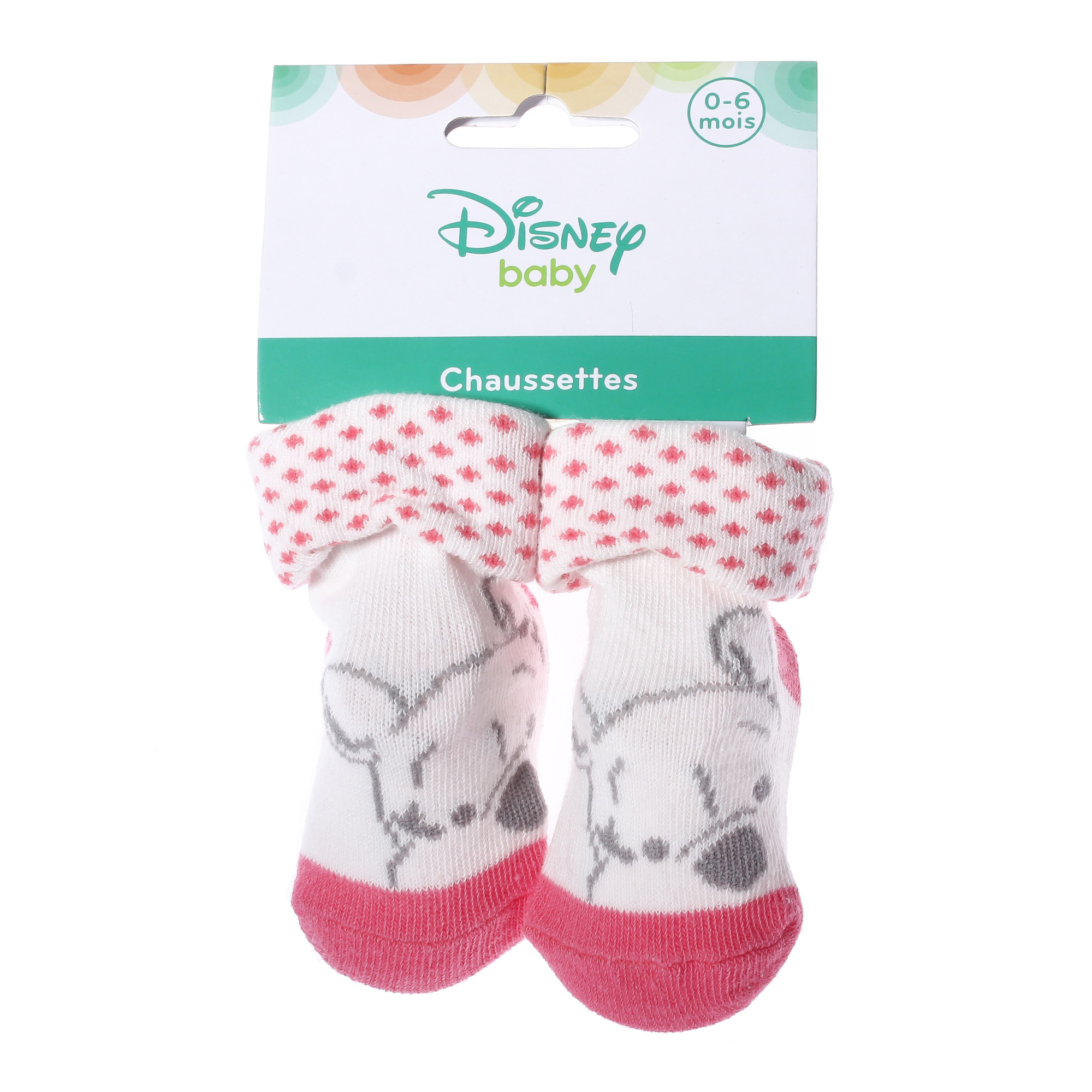 Шкарпетки WINNIE FILLE WINNIE ET ​​POIS SUR REVERS блідо-сіро-жовтий Діт 6 -12 арт 43890964-4 43890964-4