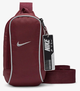 Сумка через плече Nike NK NSW ESSNTL CRSSBDY-MTL PULL 1L бордовий Уні 20.5x12.5x5 см FB2850-681