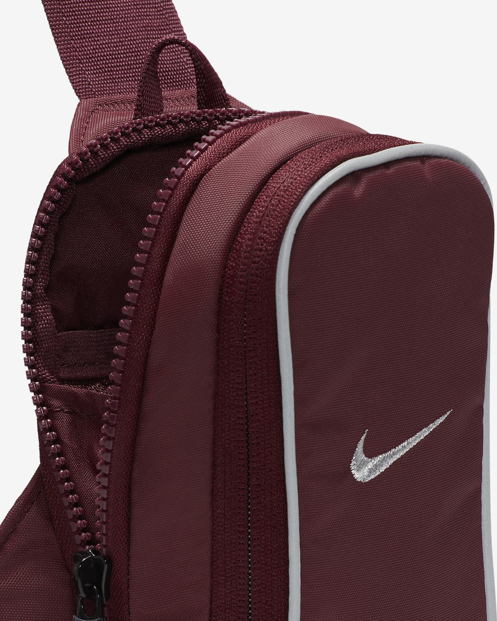 Сумка через плече Nike NK NSW ESSNTL CRSSBDY-MTL PULL 1L бордовий Уні 20.5x12.5x5 см FB2850-681
