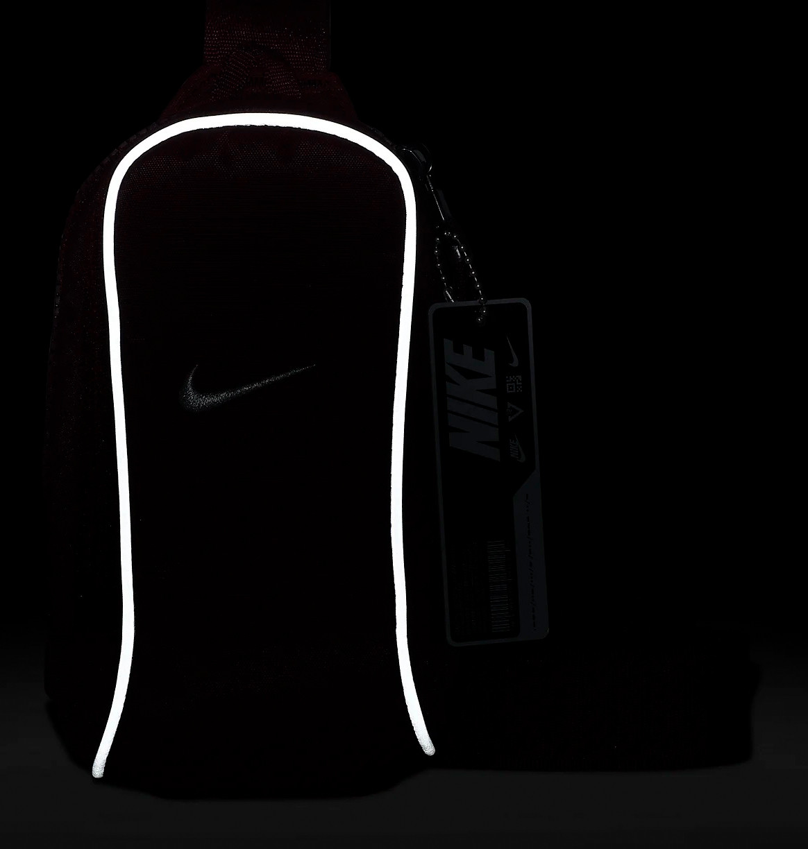 Сумка через плече Nike NK NSW ESSNTL CRSSBDY-MTL PULL 1L бордовий Уні 20.5x12.5x5 см FB2850-681