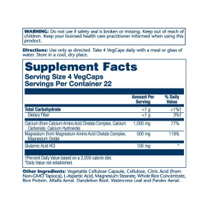 Капсули Solaray Calcium & Magnesium, AAC 2:1 - 90 caps 2023-10-4429