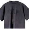 Футболка Yeezy Gap Engineered by Balenciaga Cropped Dove No Seam Tee 'Black' 719612-TMVQ1-1000