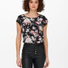 Блуза ONLVIC SS AOP TOP NOOS PTM 15161116-Black-AOP:BIG LARRY FLOWER ONLY 34 Чорний 15161116-BLACK-AOP:BIG LA