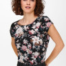 Блуза ONLVIC SS AOP TOP NOOS PTM 15161116-Black-AOP:BIG LARRY FLOWER ONLY 34 Чорний 15161116-BLACK-AOP:BIG LA