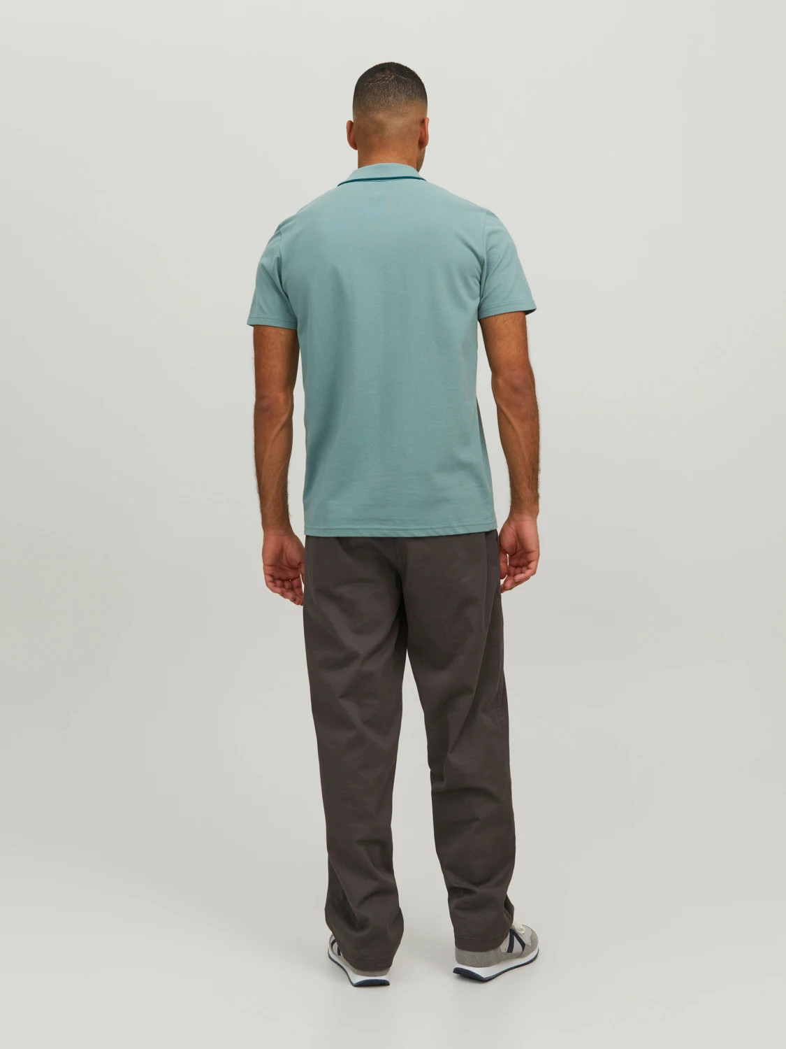 Поло JCOLOGAN POLO SS SS23 SN 12229382-Trellis Jack&Jones M Блакитний 12229382-Trellis