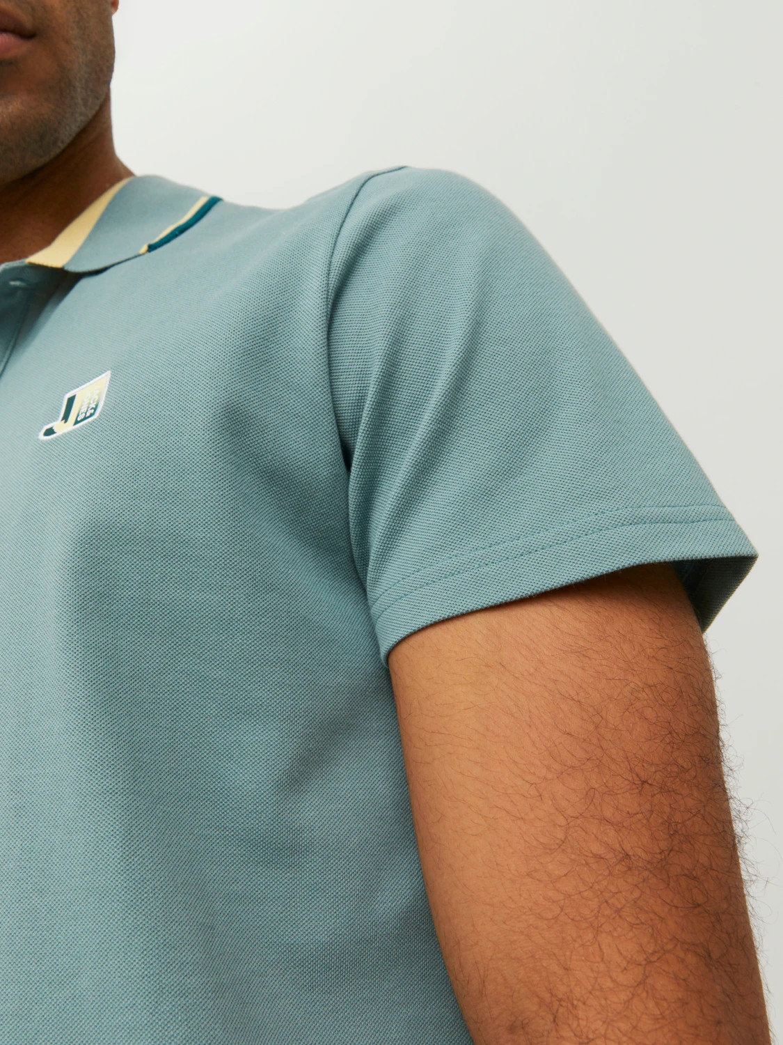 Поло JCOLOGAN POLO SS SS23 SN 12229382-Trellis Jack&Jones M Блакитний 12229382-Trellis
