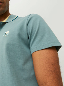 Поло JCOLOGAN POLO SS SS23 SN 12229382-Trellis Jack&Jones M Блакитний 12229382-TRELLIS