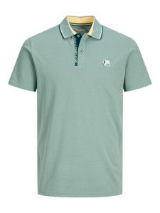Поло JCOLOGAN POLO SS SS23 SN 12229382-Trellis Jack&Jones M Блакитний 12229382-TRELLIS