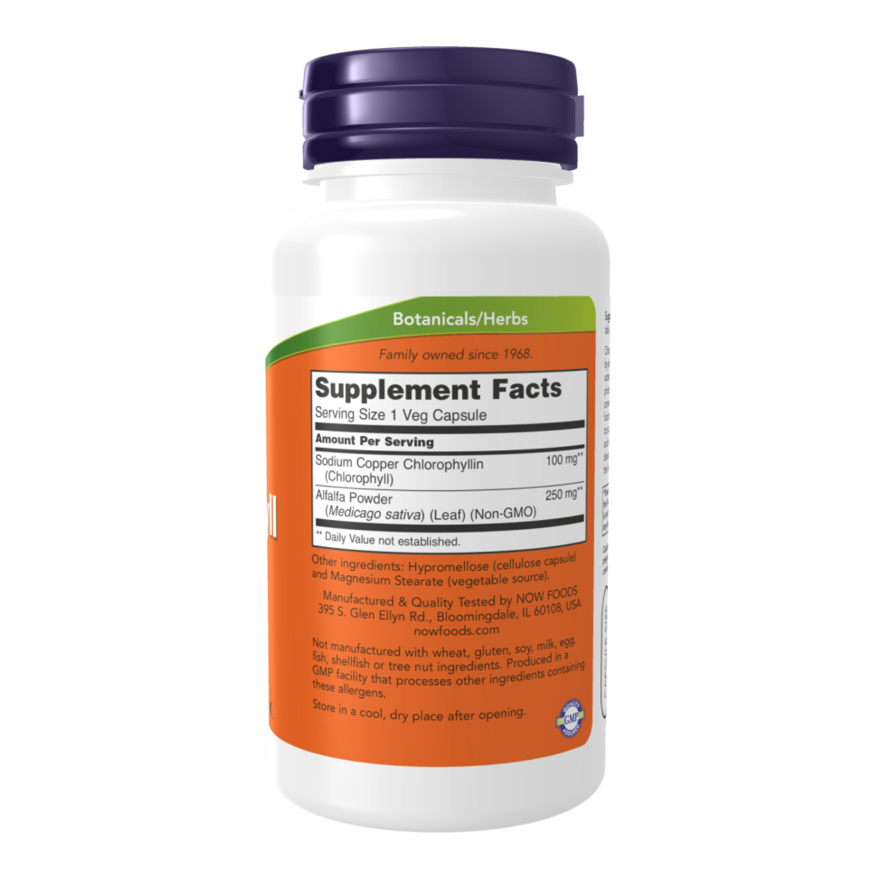 Капсули Chlorophyll 100 mg - 90 vcaps 2022-10-0080