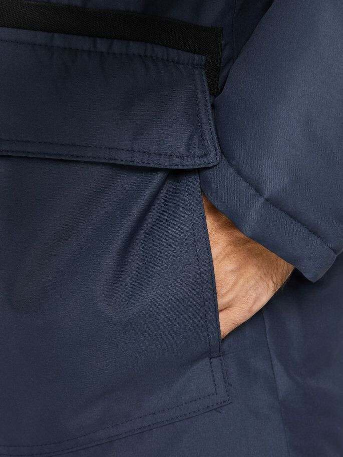 Куртка JJEGLOBE PARKA STS 12194323-Navy Blazer Jack&Jones L Темно-синій 12194323-Navy Blazer
