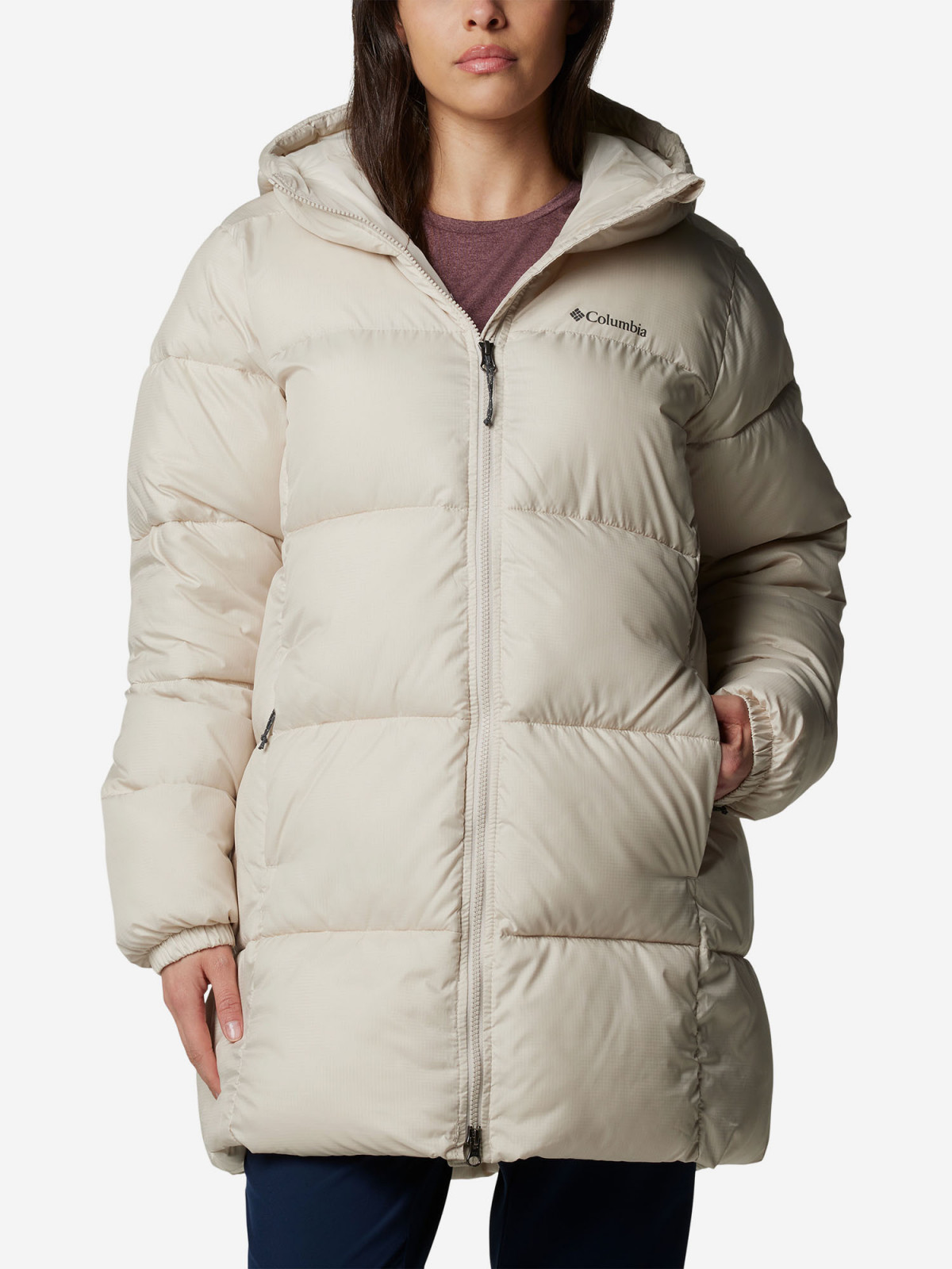 Куртка утеплена Puffect™ II Mid Jacket Hooded 2088471CLB-278 Columbia XS (42) Бежевий 2088471CLB-278