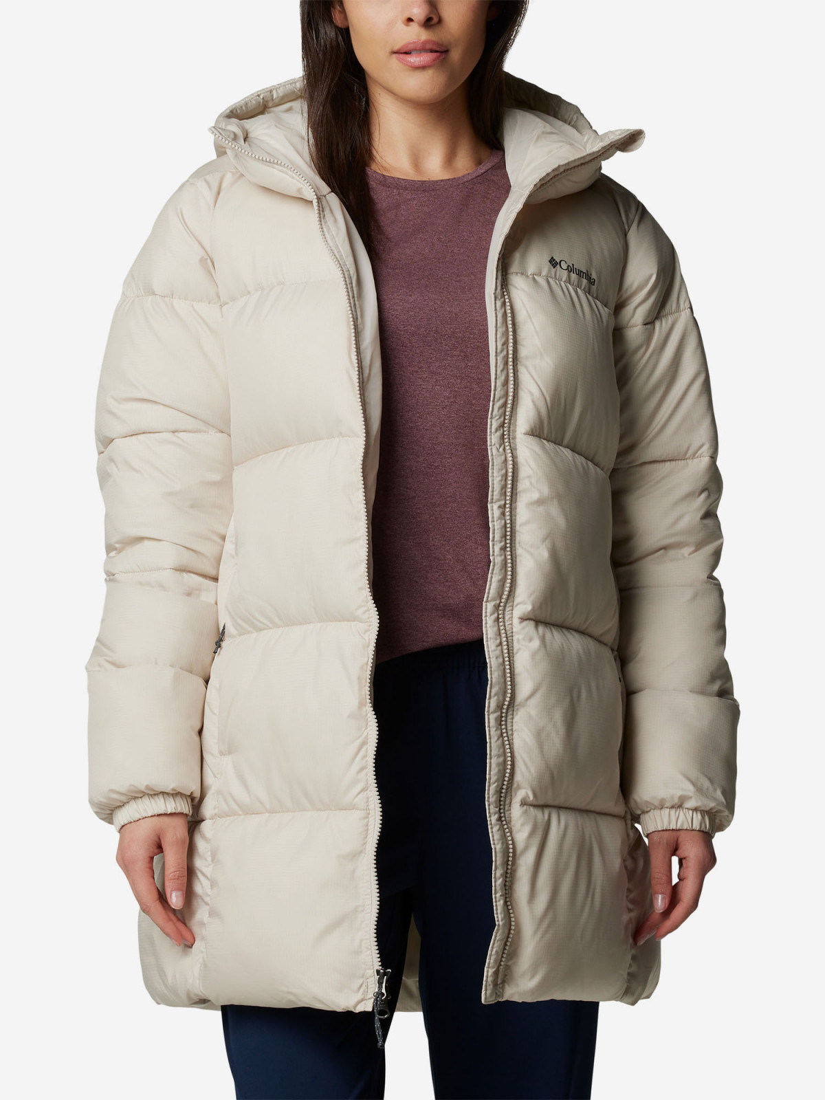 Куртка утеплена Puffect™ II Mid Jacket Hooded 2088471CLB-278 Columbia XS (42) Бежевий 2088471CLB-278