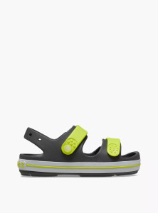 Сандалі дитячі Crocband Cruiser Sandal K Sdt 209423-1NJ-Slate Grey/Acidity CROCS C11 (28-29) Темно-с 209423-1NJ-SLATE GREY/ACI