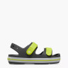 Сандалі дитячі Crocband Cruiser Sandal K Sdt 209423-1NJ-Slate Grey/Acidity CROCS C11 (28-29) Темно-с 209423-1NJ-SLATE GREY/ACI