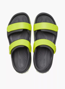 Сандалі дитячі Crocband Cruiser Sandal K Sdt 209423-1NJ-Slate Grey/Acidity CROCS C11 (28-29) Темно-с 209423-1NJ-SLATE GREY/ACI