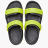 Сандалі дитячі Crocband Cruiser Sandal K Sdt 209423-1NJ-Slate Grey/Acidity CROCS C11 (28-29) Темно-с 209423-1NJ-SLATE GREY/ACI
