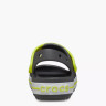 Сандалі дитячі Crocband Cruiser Sandal K Sdt 209423-1NJ-Slate Grey/Acidity CROCS C11 (28-29) Темно-с 209423-1NJ-SLATE GREY/ACI