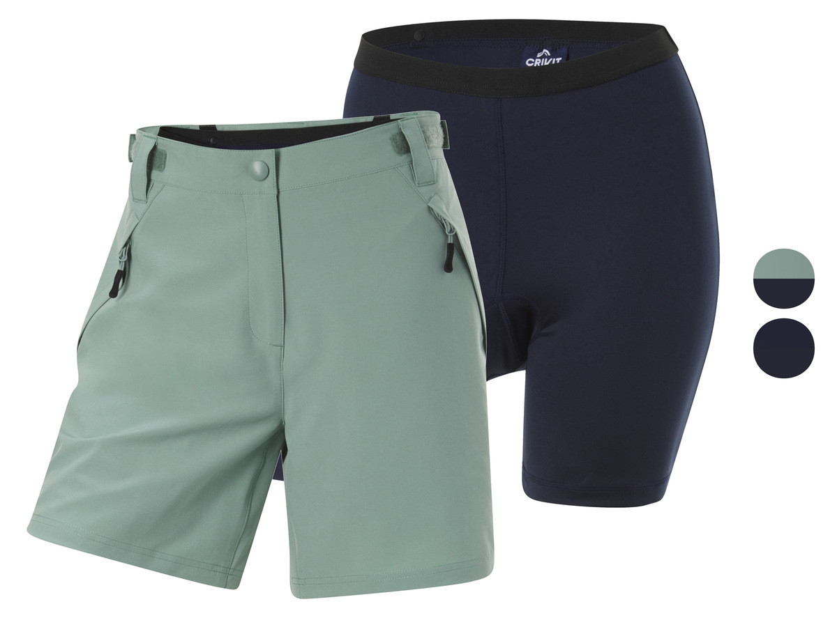 Шорти Crivit DAMEN-2-IN-1-FUNKTIONSHOSE 447674_2310- Blue